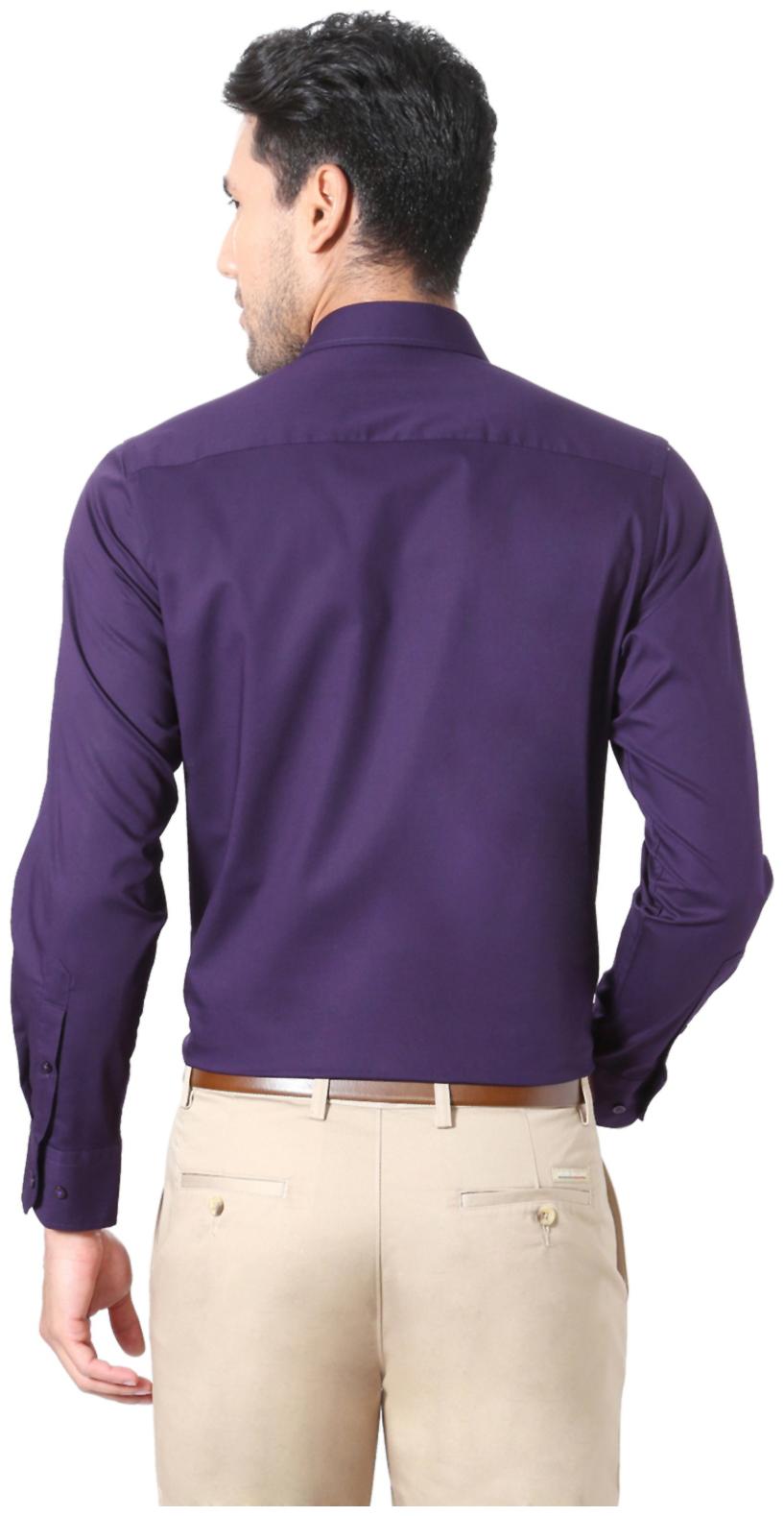 Peter England Men Slim fit Formal Shirt - Purple 
Peter England Men Slim fit Formal Shirt - Purple
