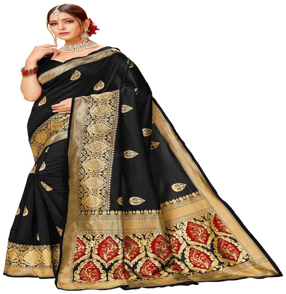 Prathameshwara Creation Women Cotton Blend Woven Black Designer Saree With Blouse
Prathameshwara Creation Women Cotton Blend Woven Black Designer Saree With Blouse