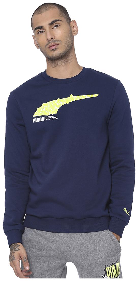 Puma Men Blue Round neck Sweatshirt
Puma Men Blue Round neck Sweatshirt