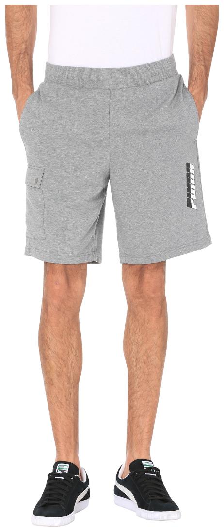 Puma Men Grey Regular Fit Regular Shorts