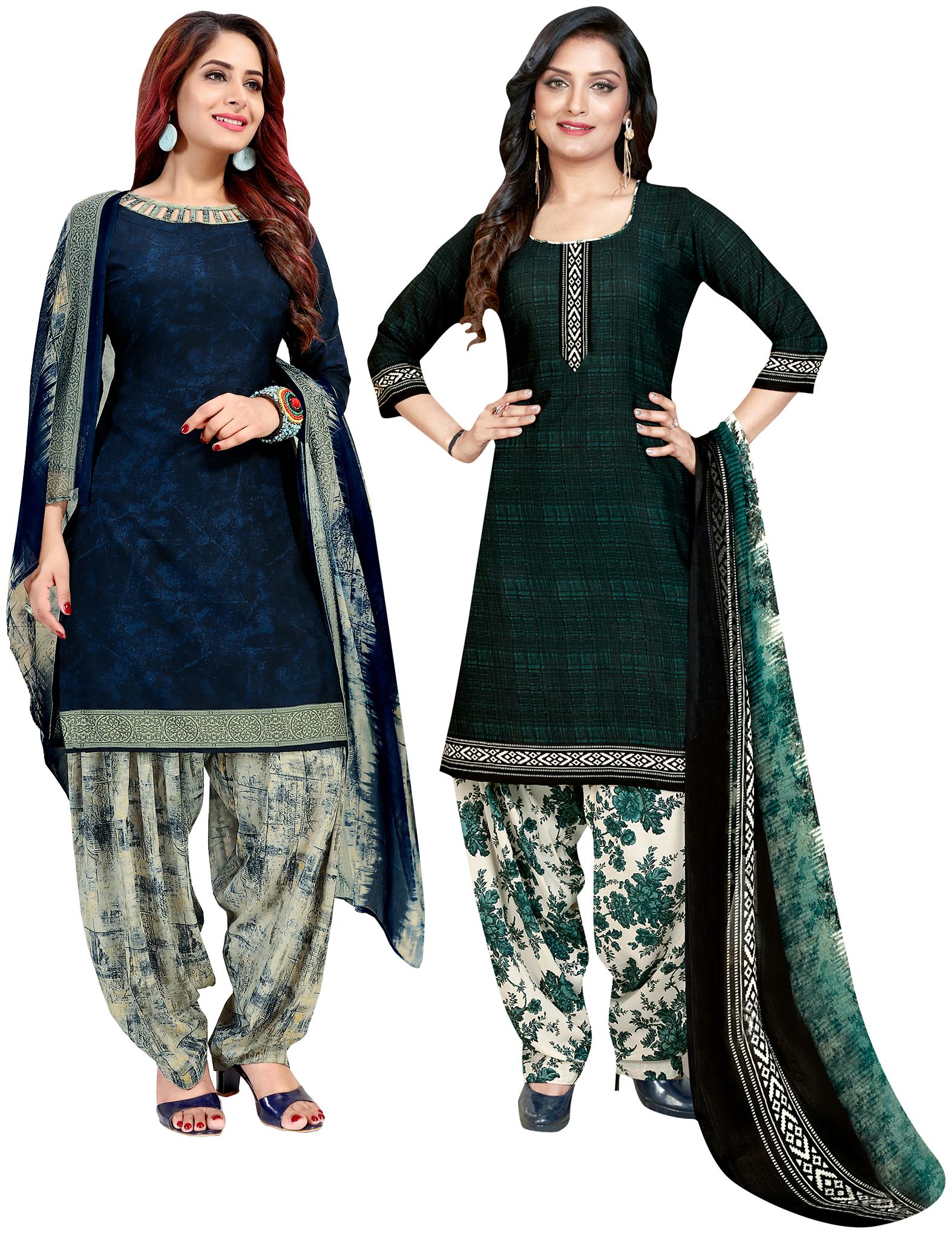 Rajnandini Blue Green Unstitched Kurta with bottom dupatta With dupatta Dress Material
Rajnandini Blue Green Unstitched Kurta with bottom dupatta With dupatta Dress Material