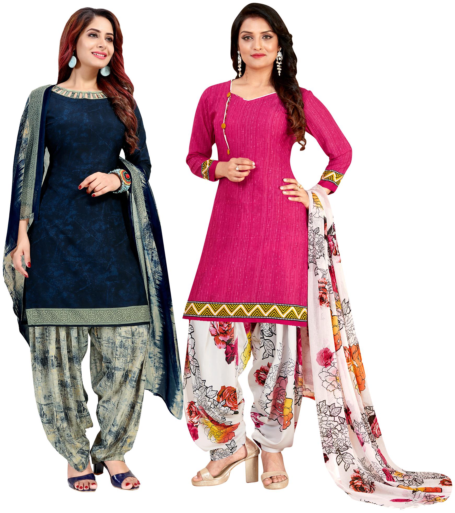 Rajnandini Blue Pink Unstitched Kurta with bottom dupatta With dupatta Dress Material
Rajnandini Blue Pink Unstitched Kurta with bottom dupatta With dupatta Dress Material