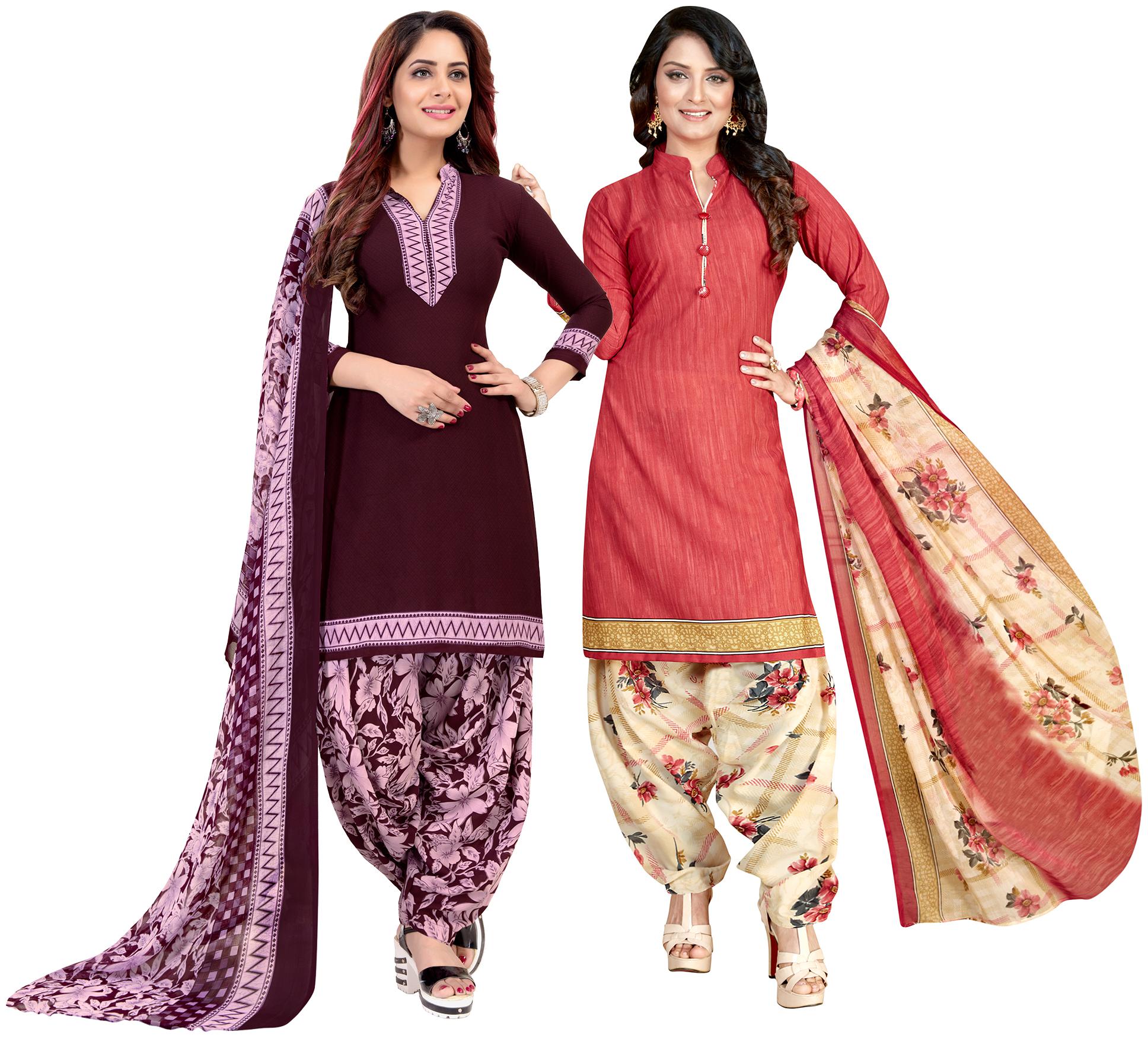 Rajnandini Purple Peach Unstitched Kurta with bottom dupatta With dupatta Dress Material
Rajnandini Purple Peach Unstitched Kurta with bottom dupatta With dupatta Dress Material