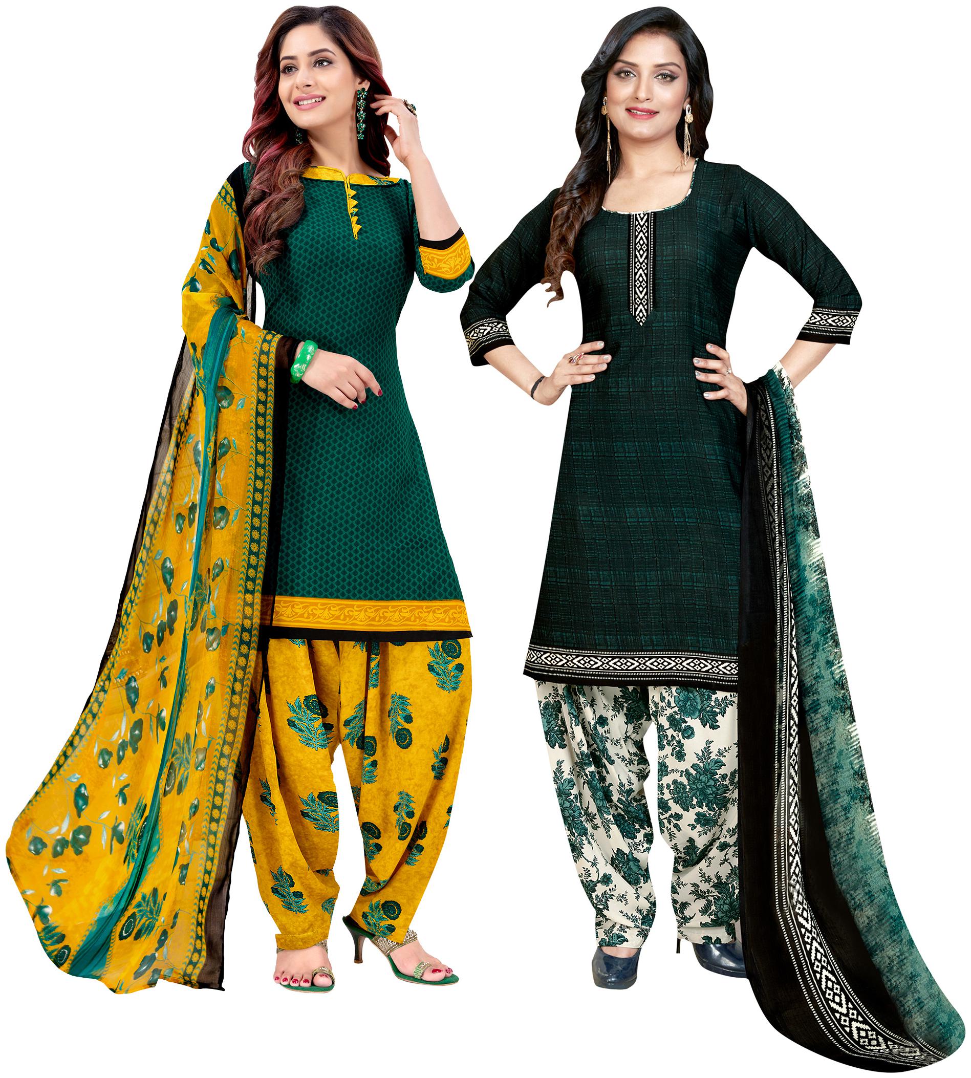 Rajnandini Green Unstitched Kurta with bottom dupatta With dupatta Dress Material
Rajnandini Green Unstitched Kurta with bottom dupatta With dupatta Dress Material