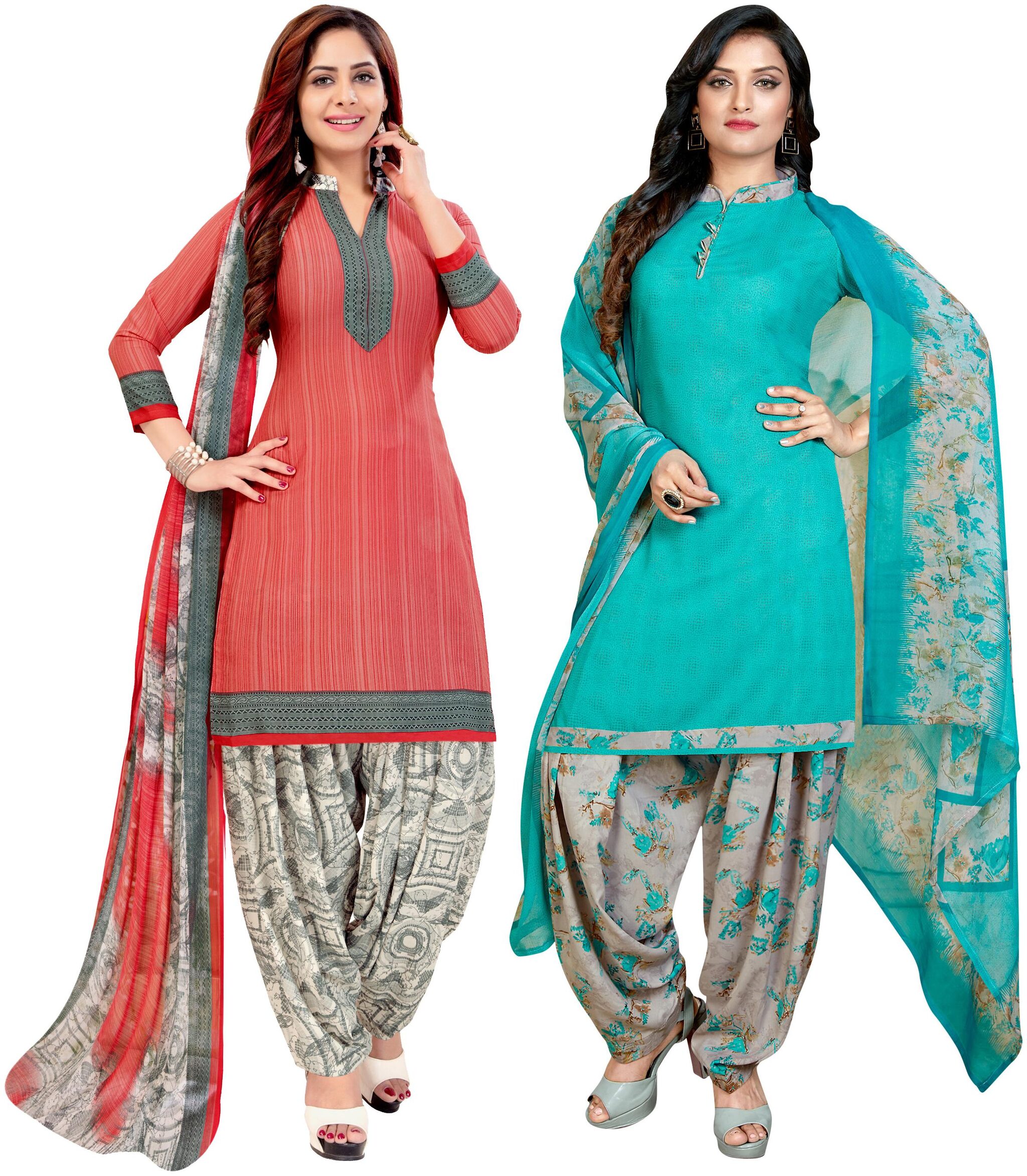 Rajnandini Pink Blue Unstitched Kurta with bottom dupatta With dupatta Dress Material
Rajnandini Pink Blue Unstitched Kurta with bottom dupatta With dupatta Dress Material