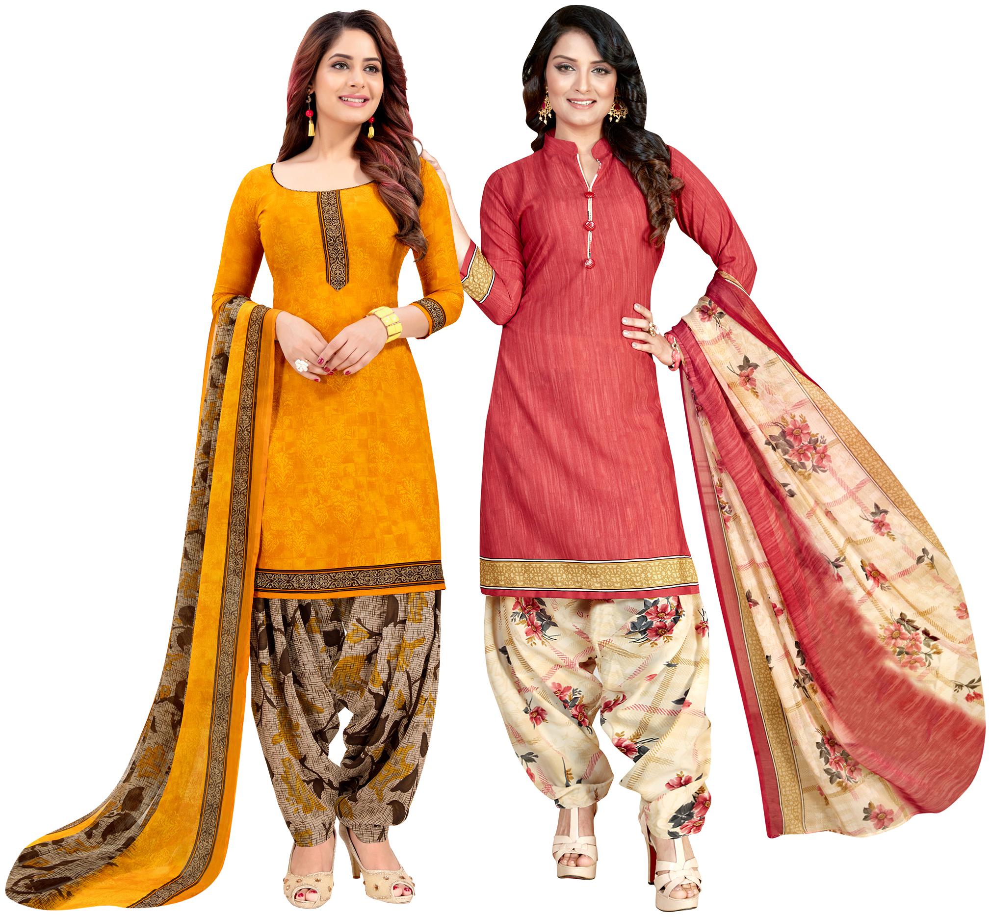 Rajnandini Yellow Peach Unstitched Kurta with bottom dupatta With dupatta Dress Material
Rajnandini Yellow Peach Unstitched Kurta with bottom dupatta With dupatta Dress Material