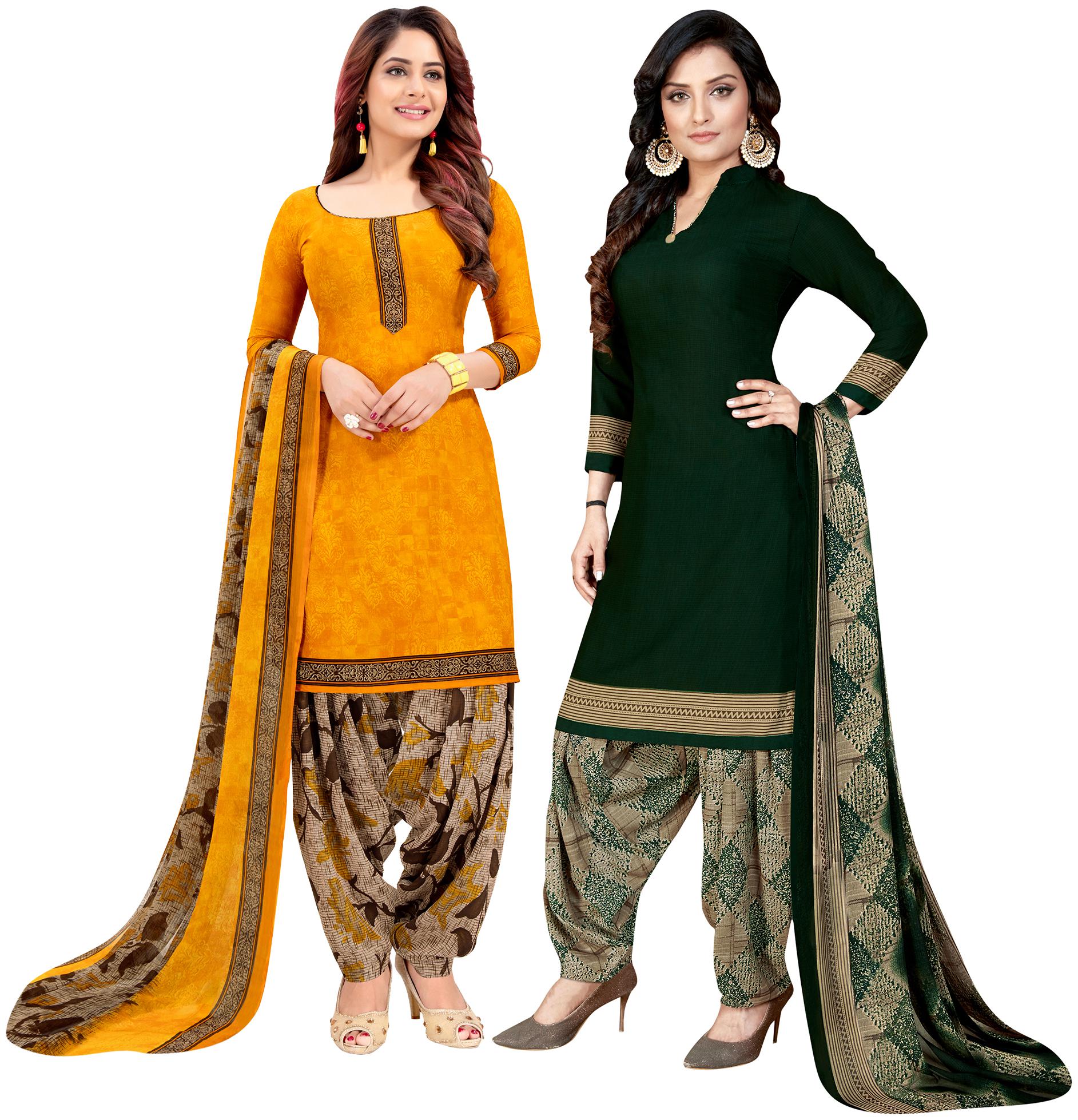 Rajnandini Yellow Green Unstitched Kurta with bottom dupatta With dupatta Dress Material
Rajnandini Yellow Green Unstitched Kurta with bottom dupatta With dupatta Dress Material