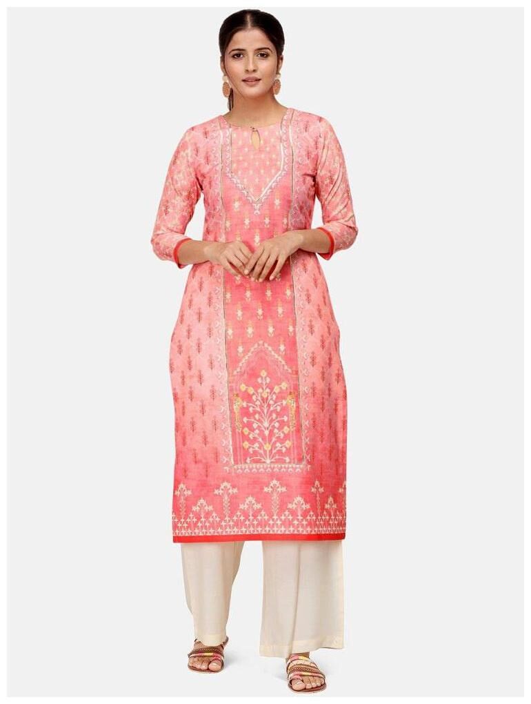 Rangkruti Designer Viscose Rayon Regular Fit Kurta and Palazzo Set For Women (Peach)
Rangkruti Designer Viscose Rayon Regular Fit Kurta and Palazzo Set For Women (Peach)