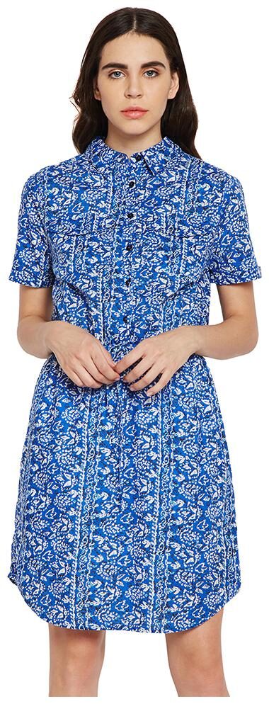 Oxolloxo Blue Solid A-line dress
Oxolloxo Blue Solid A-line dress