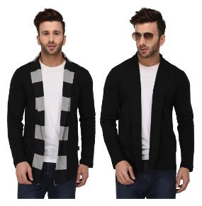 Rigo Multicolour Regular Fit Cotton Full Sleeve Long Cardigan for Men (Pack of 2)
Rigo Multicolour Regular Fit Cotton Full Sleeve Long Cardigan for Men (Pack of 2)