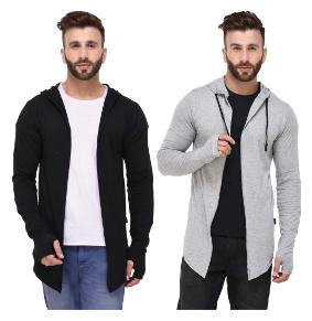 Rigo Multicolour Regular Fit Cotton Full Sleeve Long Cardigan for Men (Pack of 2)
Rigo Multicolour Regular Fit Cotton Full Sleeve Long Cardigan for Men (Pack of 2)