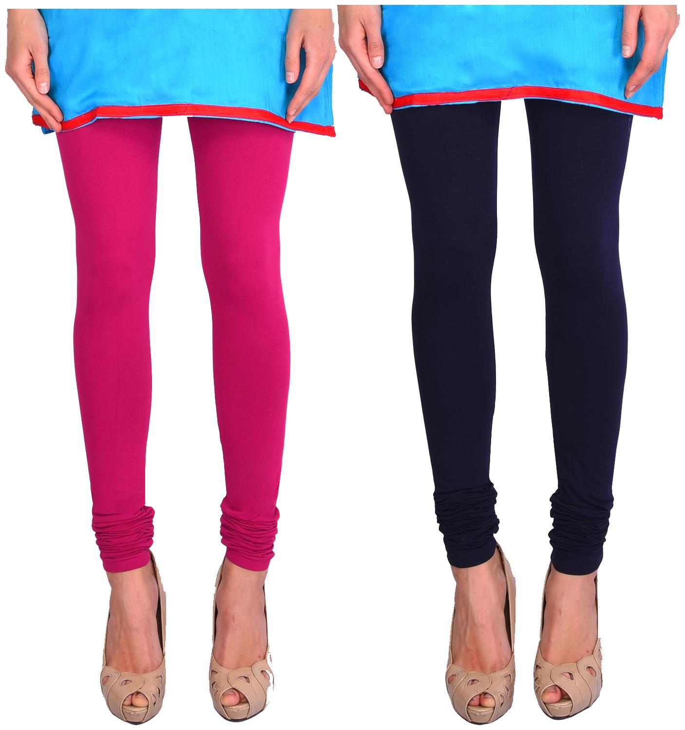Robinbosky Women Churidar Leggings Pink And Blue Value Combo Pack Of 2 (L 015 Candy pink And 016 Navy)
Robinbosky Women Churidar Leggings Pink And Blue Value Combo Pack Of 2 (L 015 Candy pink And 016 Navy)