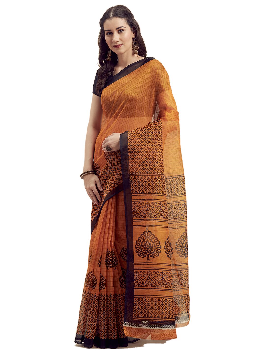 Saadhvi Printed Artificial Silk Daily Wear Saree with Blouse For Women (Orange Black)
Saadhvi Printed Artificial Silk Daily Wear Saree with Blouse For Women (Orange Black)