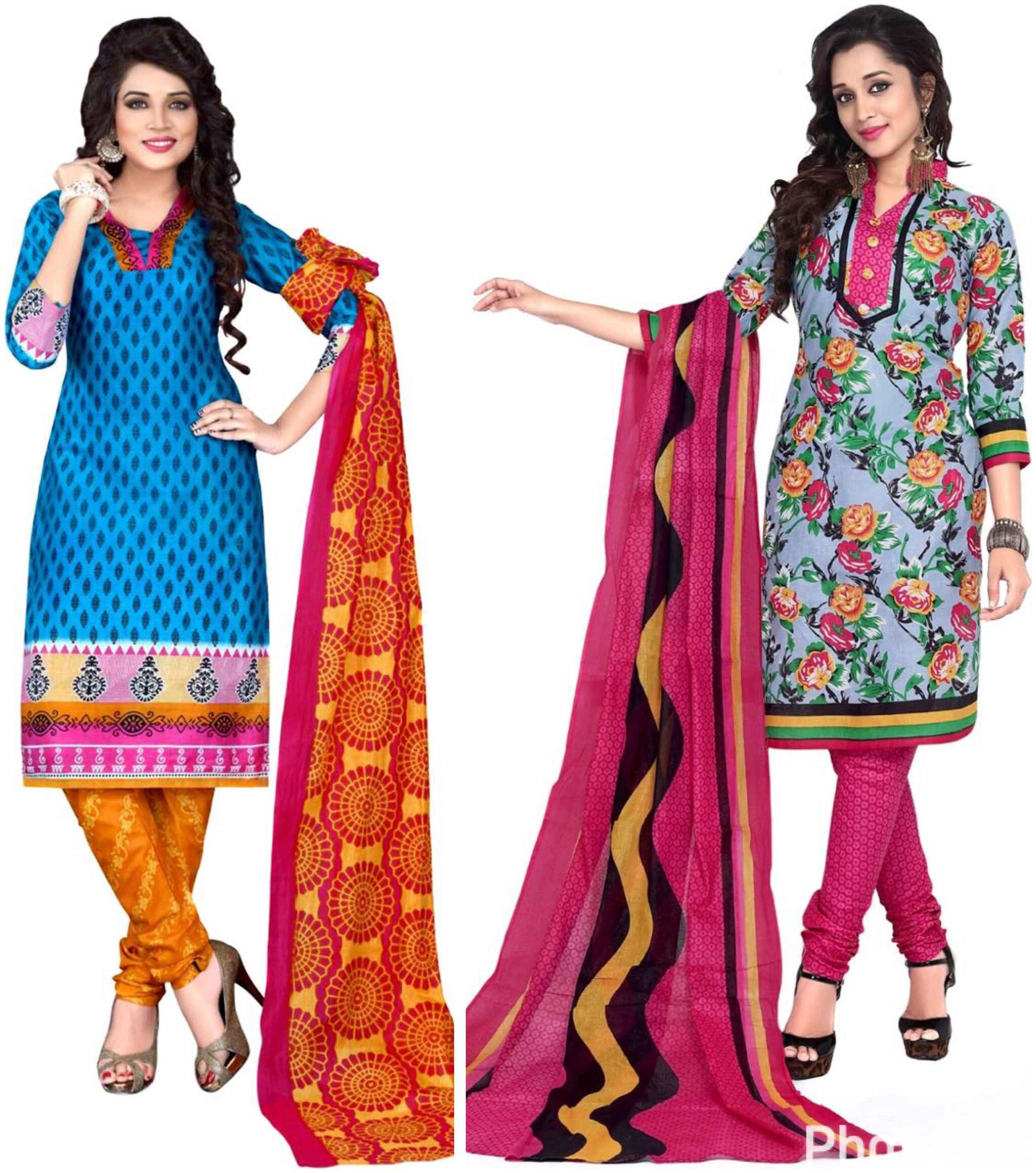 Sahari Designs Women s Cotton Printed Unstitched Dress Material (Multicolor) - Set of 2
Sahari Designs Women s Cotton Printed Unstitched Dress Material (Multicolor) - Set of 2