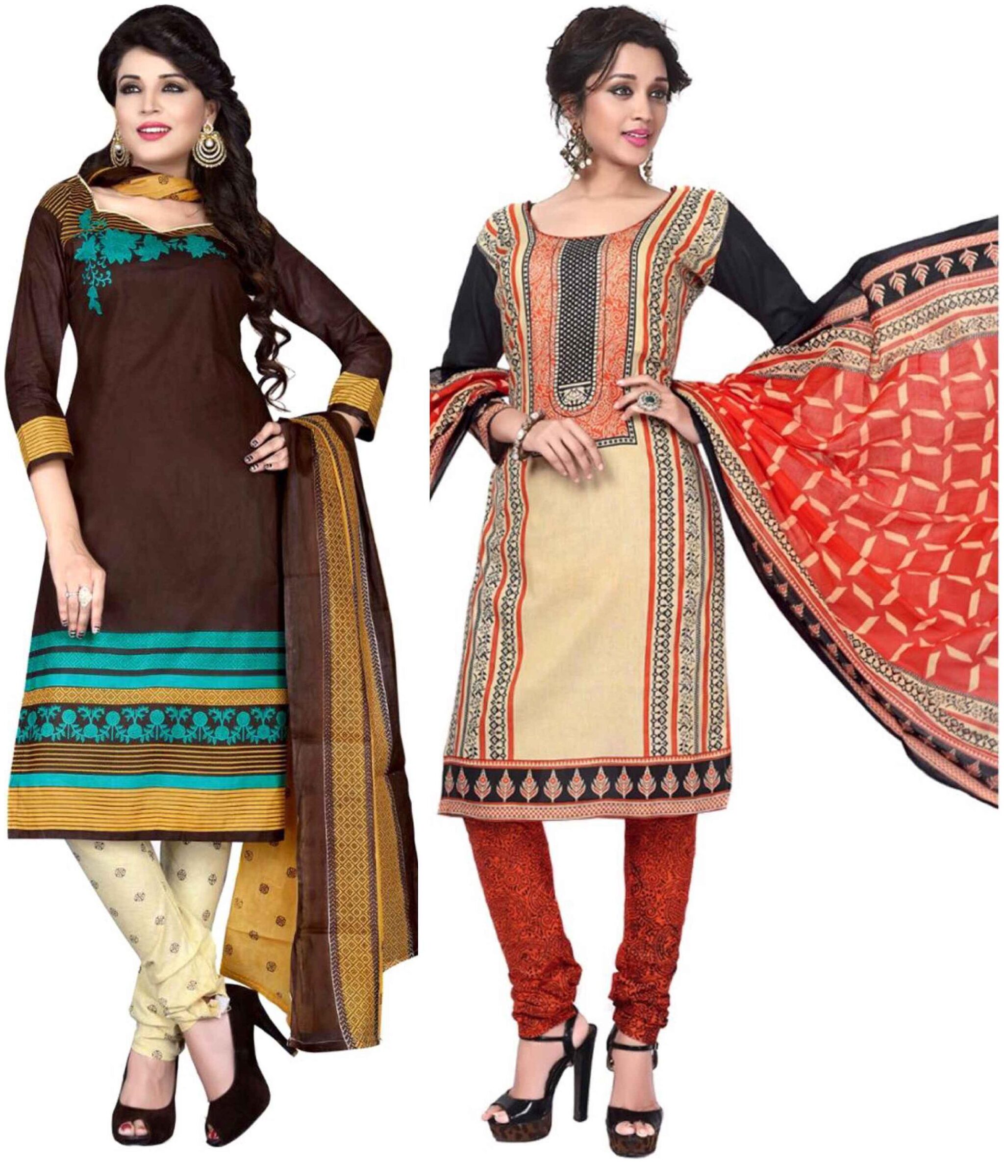 Sahari Designs Women s Cotton Printed Unstitched Dress Material (Multicolor) - Set of 2
Sahari Designs Women s Cotton Printed Unstitched Dress Material (Multicolor) - Set of 2