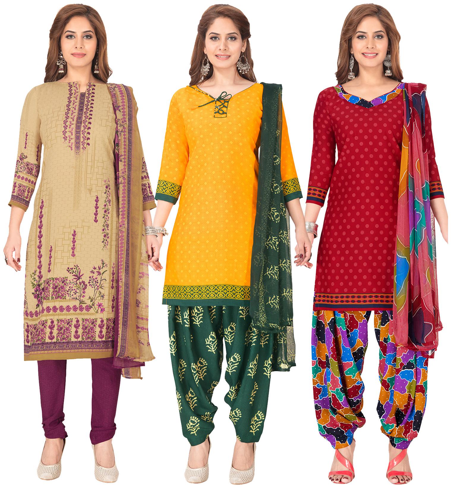 Salwar Studio Multi Unstitched Kurta with bottom dupatta With dupatta Dress Material
Salwar Studio Multi Unstitched Kurta with bottom dupatta With dupatta Dress Material