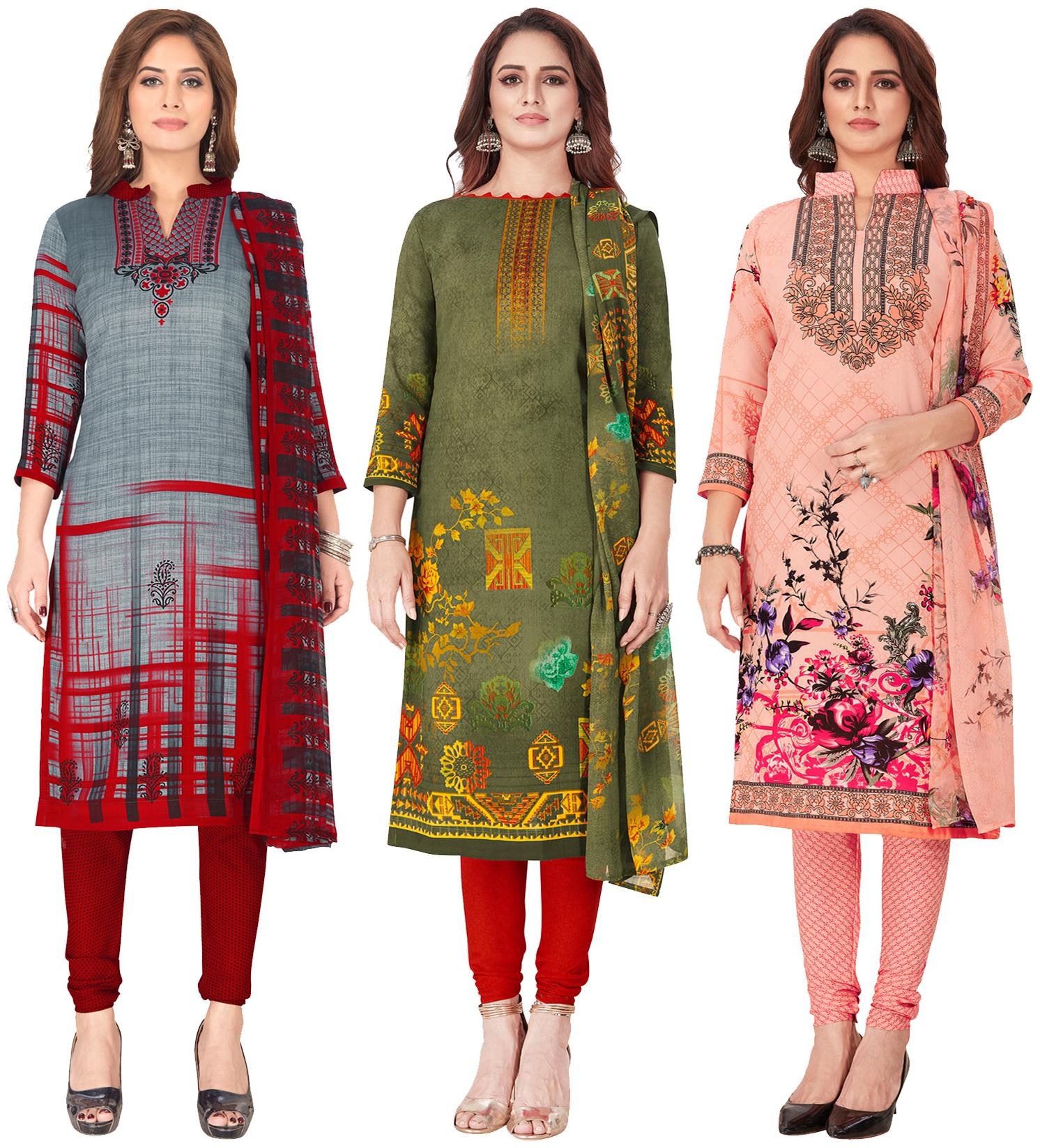 Salwar Studio Multi Unstitched Kurta with bottom dupatta With dupatta Dress Material
Salwar Studio Multi Unstitched Kurta with bottom dupatta With dupatta Dress Material