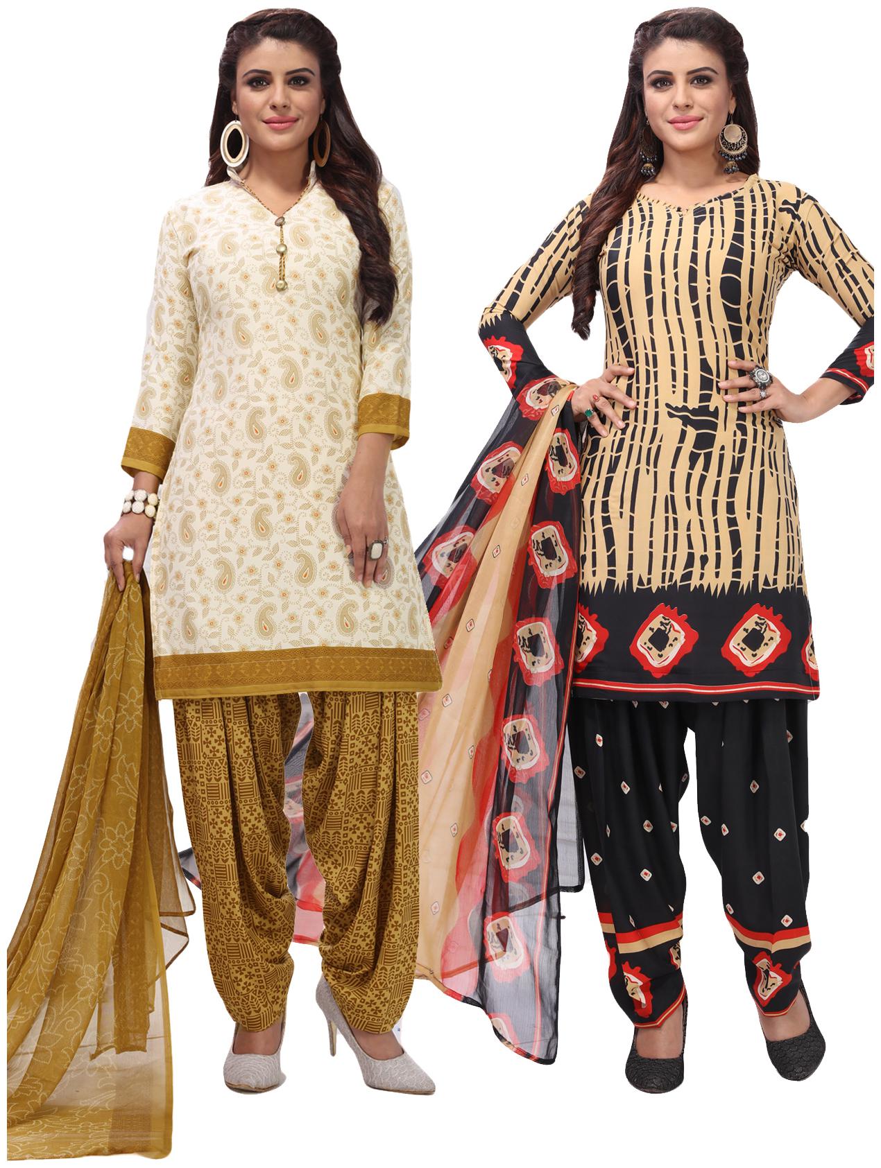 Salwar Studio Women Pack of 2 Synthetic Printed Unstitched Dress Material Combo-MONSOON-2573-2576
Salwar Studio Women Pack of 2 Synthetic Printed Unstitched Dress Material Combo-MONSOON-2573-2576