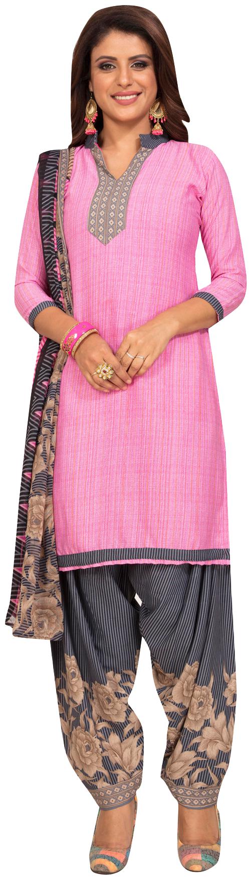 Salwar Studio Pink Unstitched Kurta with bottom dupatta With dupatta Dress Material
Salwar Studio Pink Unstitched Kurta with bottom dupatta With dupatta Dress Material