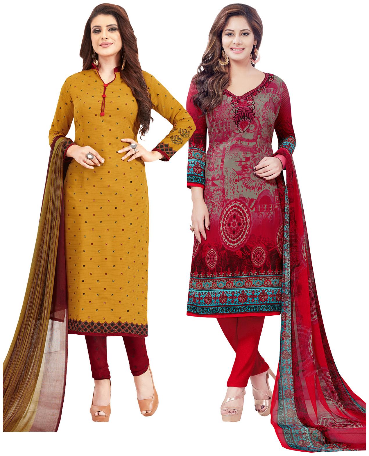 Salwar Studio Multi Unstitched Kurta with bottom dupatta With dupatta Dress Material
Salwar Studio Multi Unstitched Kurta with bottom dupatta With dupatta Dress Material