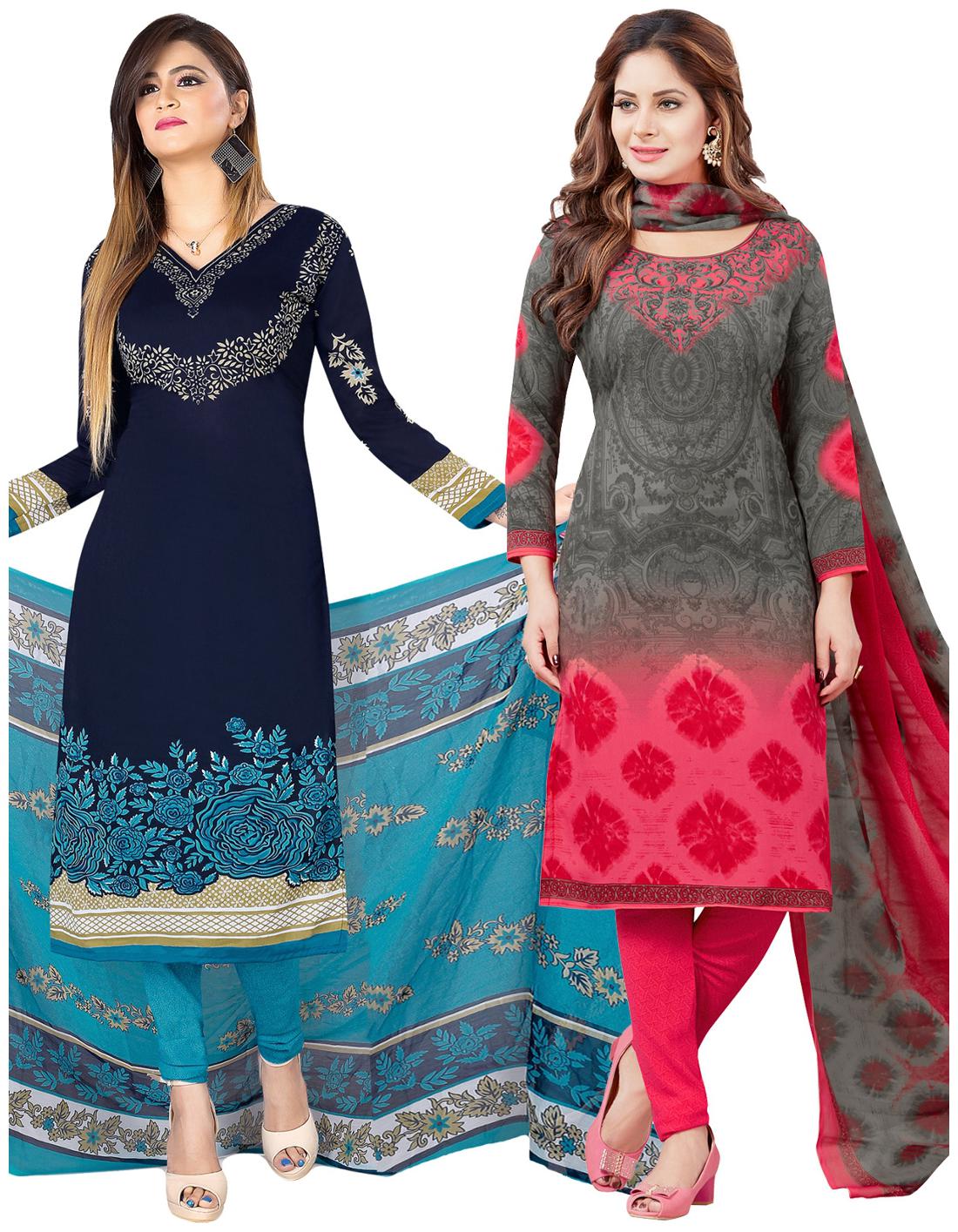 Salwar Studio Women s Pack of 2 Synthetic Unstitched Dress Material Combo-MONSOON-2162-2169
Salwar Studio Women s Pack of 2 Synthetic Unstitched Dress Material Combo-MONSOON-2162-2169
