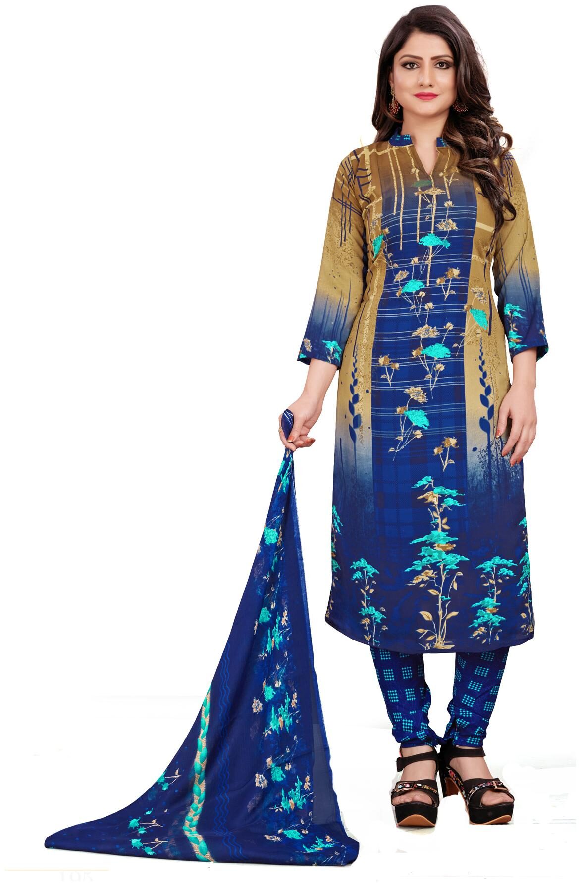 Salwar Studio Blue Unstitched Kurta with bottom dupatta With dupatta Dress Material
Salwar Studio Blue Unstitched Kurta with bottom dupatta With dupatta Dress Material