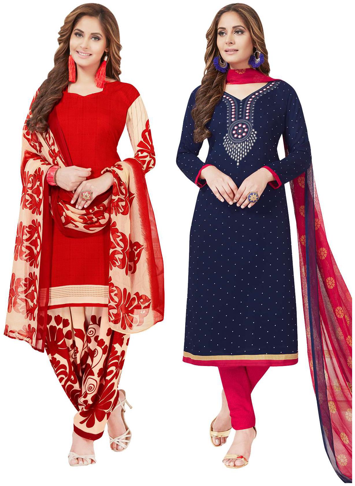 Salwar Studio Women s Pack of 2 Synthetic Printed Unstitched Dress Material Combo-MONSOON-2360-2386
Salwar Studio Women s Pack of 2 Synthetic Printed Unstitched Dress Material Combo-MONSOON-2360-2386