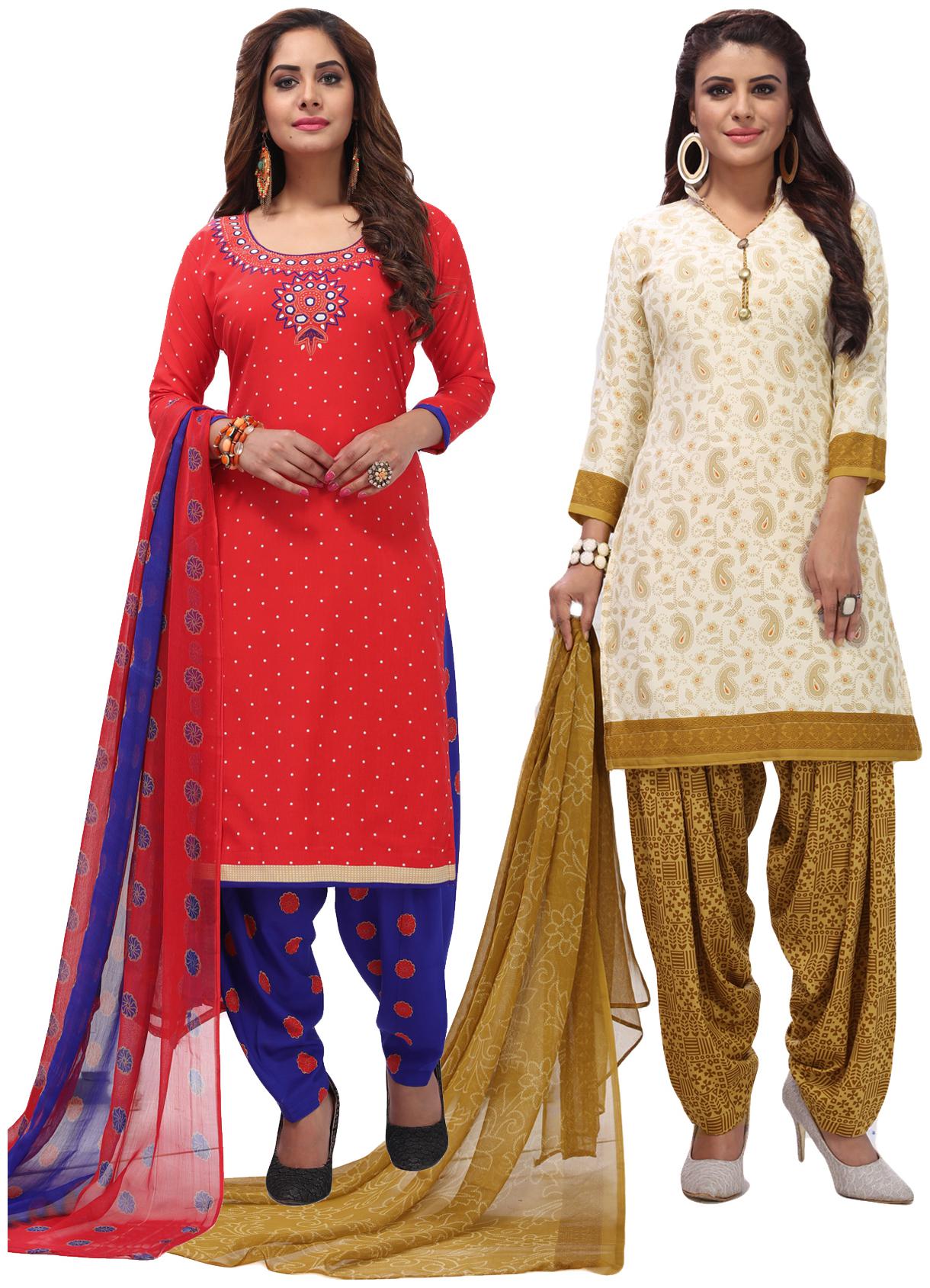 Salwar Studio Women Pack of 2 Synthetic Printed Unstitched Dress Material Combo-MONSOON-2565-2573
Salwar Studio Women Pack of 2 Synthetic Printed Unstitched Dress Material Combo-MONSOON-2565-2573