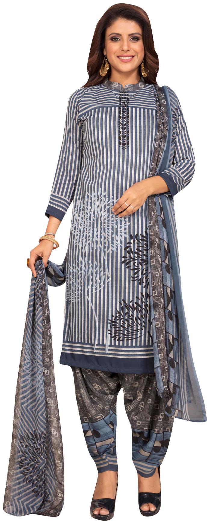 Salwar Studio Grey Unstitched Kurta with bottom dupatta With dupatta Dress Material
Salwar Studio Grey Unstitched Kurta with bottom dupatta With dupatta Dress Material