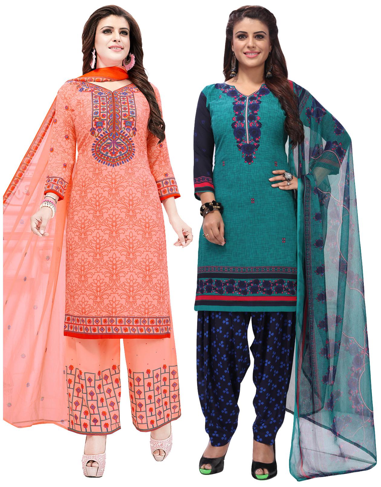 Salwar Studio Women Pack of 2 Synthetic Printed Unstitched Dress Material Combo-MONSOON-2561-2583
Salwar Studio Women Pack of 2 Synthetic Printed Unstitched Dress Material Combo-MONSOON-2561-2583