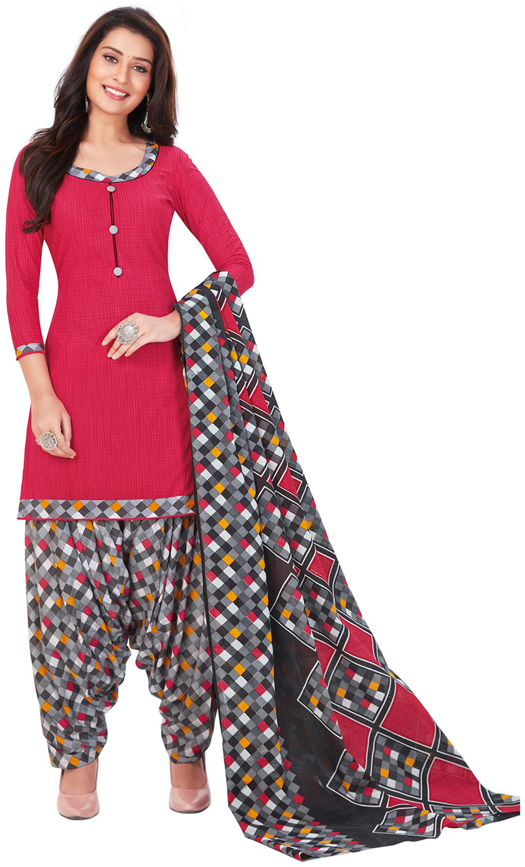 Salwar Studio Pink Unstitched Kurta with bottom dupatta With dupatta Dress Material
Salwar Studio Pink Unstitched Kurta with bottom dupatta With dupatta Dress Material