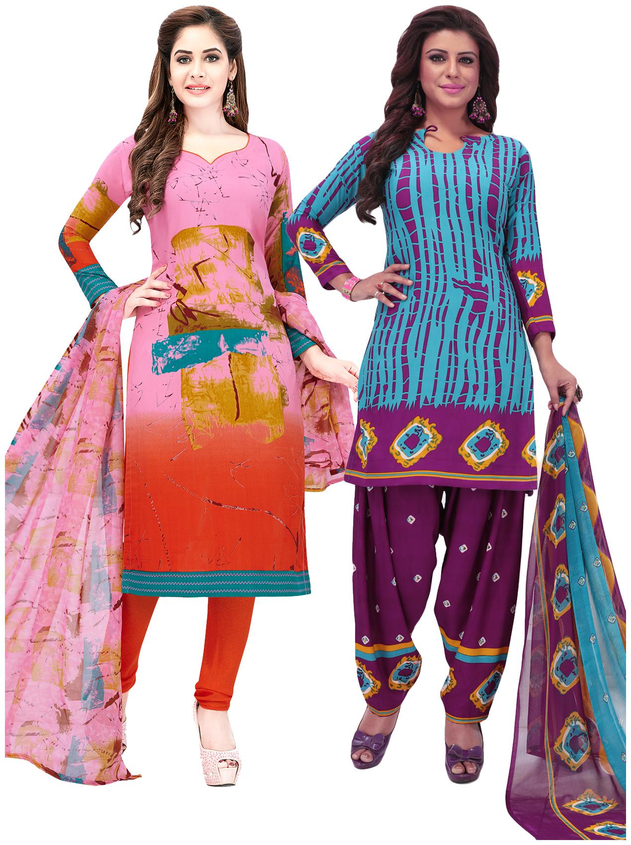 Salwar Studio Women Pack of 2 Synthetic Printed Unstitched Dress Material Combo-MONSOON-2553-2584
Salwar Studio Women Pack of 2 Synthetic Printed Unstitched Dress Material Combo-MONSOON-2553-2584