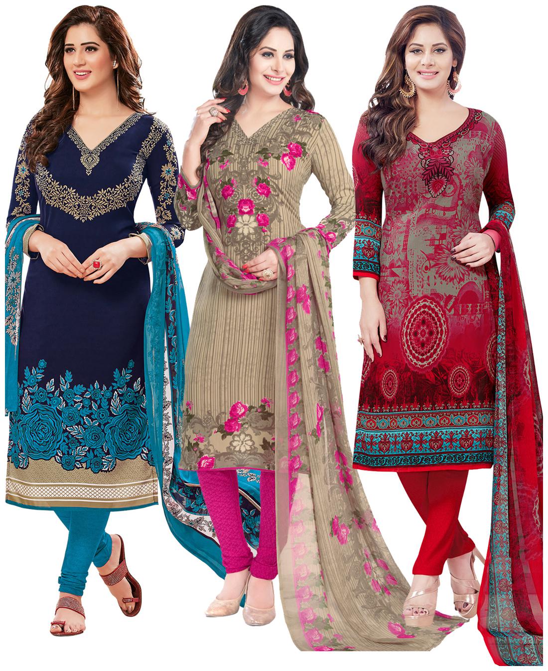 Salwar Studio Women s Pack of 3 Synthetic Unstitched Dress Material Combo-RI-9088-MO-1773-MO-2160
Salwar Studio Women s Pack of 3 Synthetic Unstitched Dress Material Combo-RI-9088-MO-1773-MO-2160