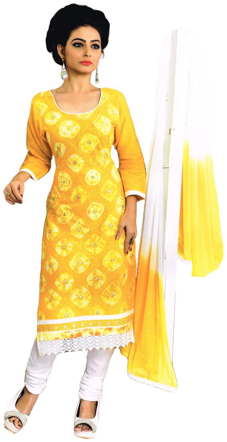 Salwar Studio Women s Yellow White Cotton Self Embroidered Dress Material with Dupatta
Salwar Studio Women s Yellow White Cotton Self Embroidered Dress Material with Dupatta