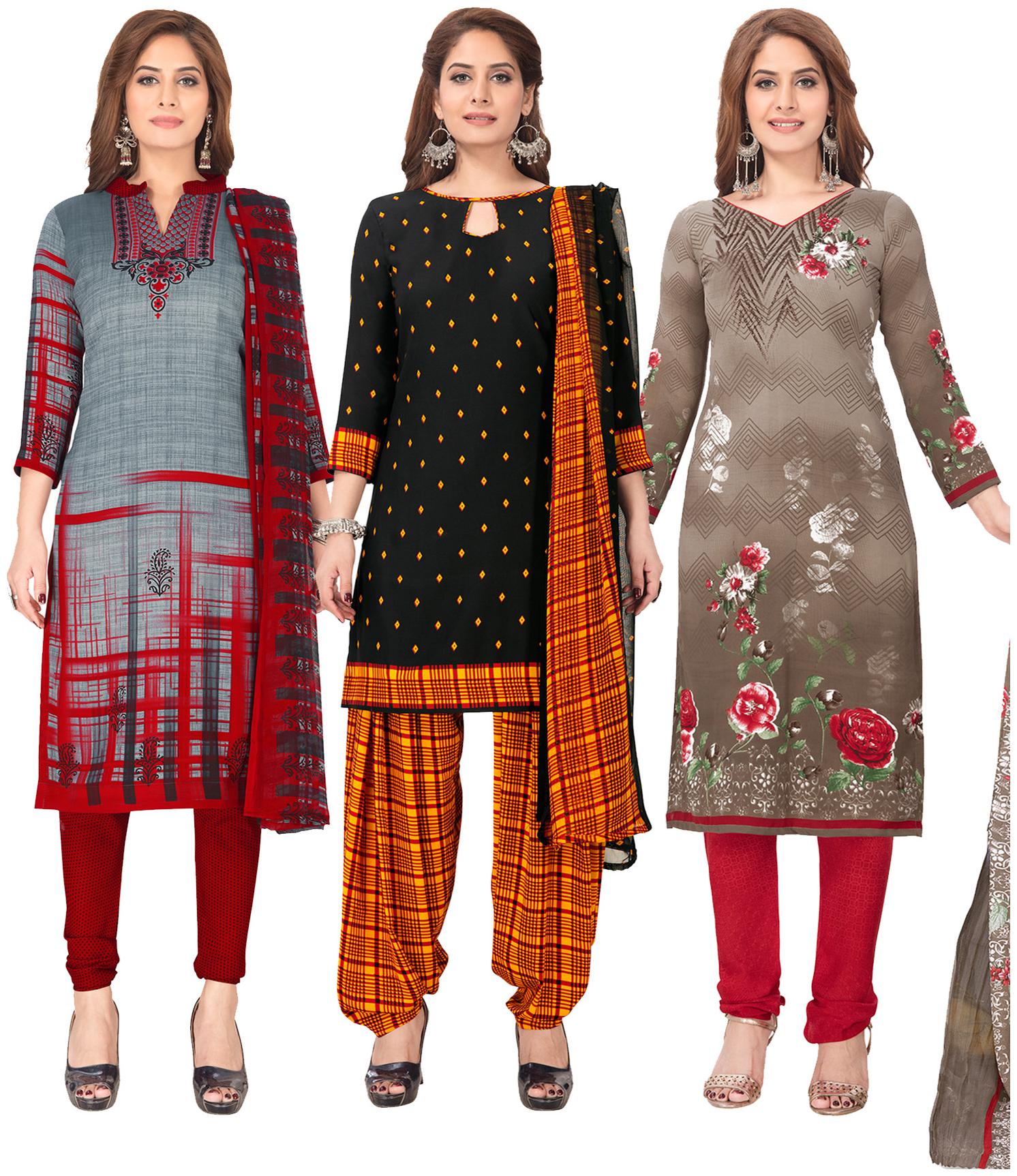 Salwar Studio Multi Unstitched Kurta with bottom dupatta With dupatta Dress Material
Salwar Studio Multi Unstitched Kurta with bottom dupatta With dupatta Dress Material