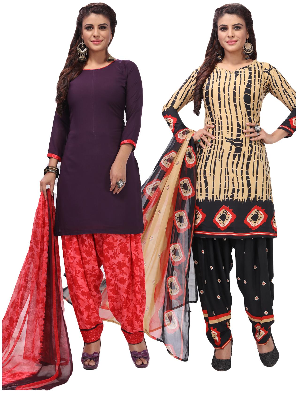 Salwar Studio Women Pack of 2 Synthetic Printed Unstitched Dress Material Combo-MONSOON-2574-2576
Salwar Studio Women Pack of 2 Synthetic Printed Unstitched Dress Material Combo-MONSOON-2574-2576