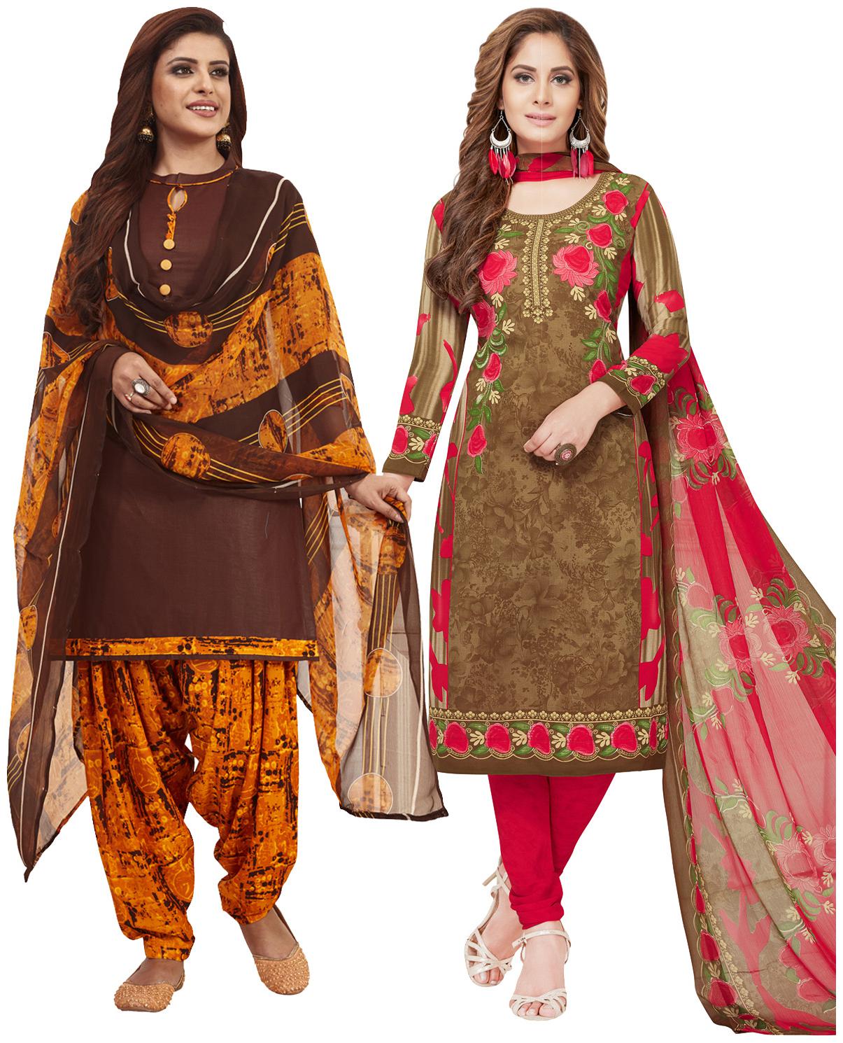 Salwar Studio Multi Unstitched Kurta with bottom dupatta With dupatta Dress Material 
Salwar Studio Multi Unstitched Kurta with bottom dupatta With dupatta Dress Material