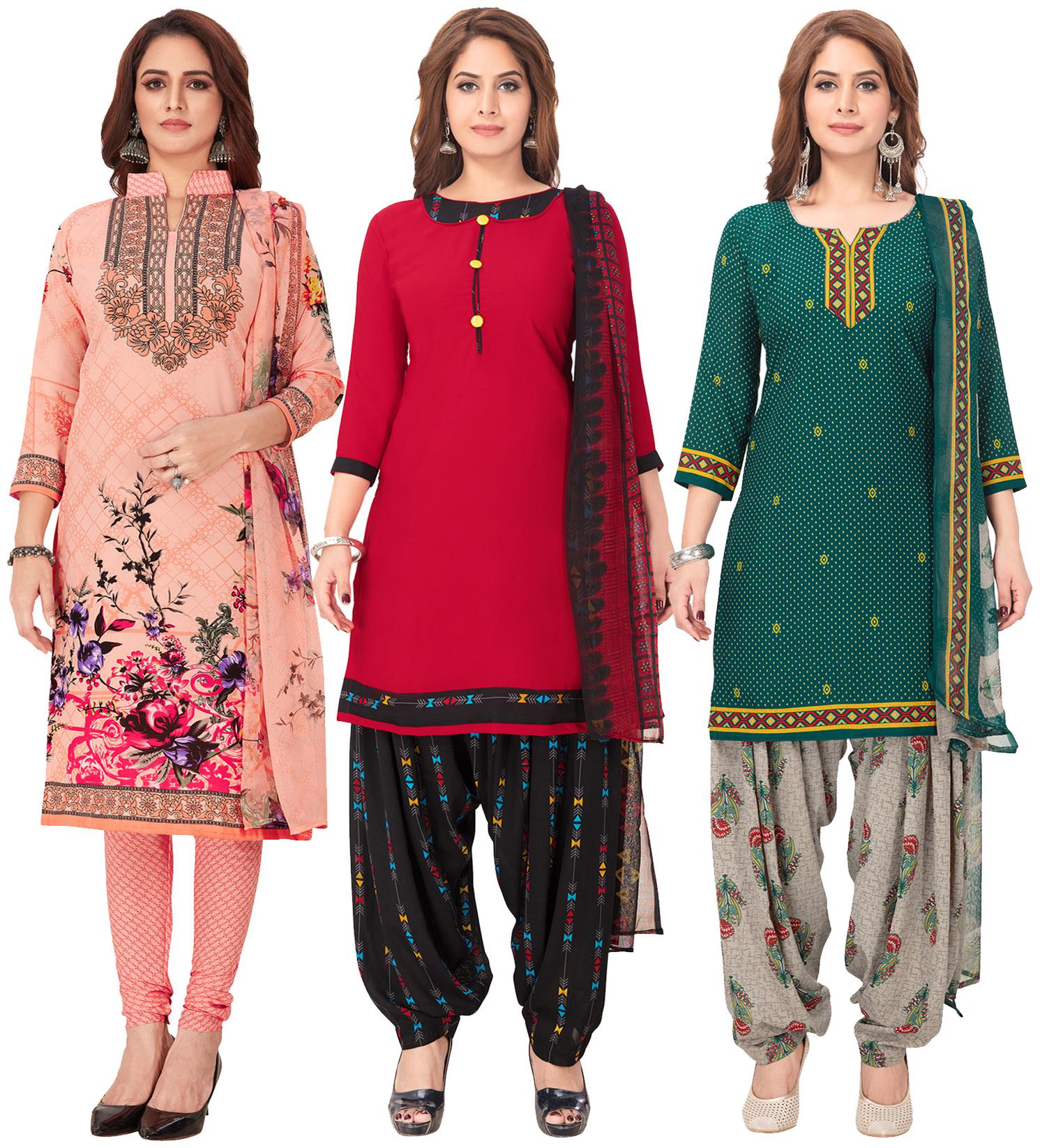 Salwar Studio Multi Unstitched Kurta with bottom dupatta With dupatta Dress Material
Salwar Studio Multi Unstitched Kurta with bottom dupatta With dupatta Dress Material