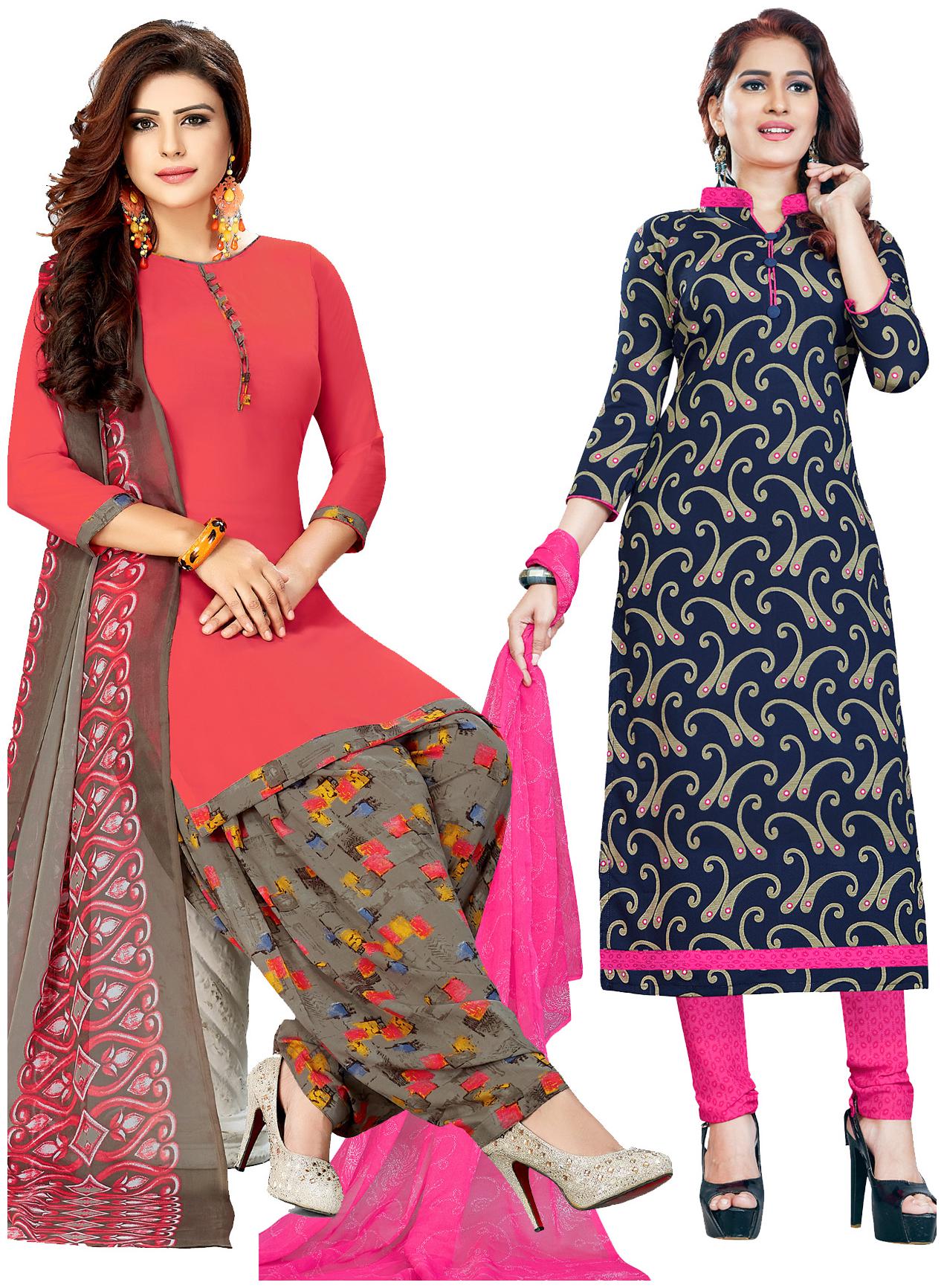 Salwar Studio Women s Pack of 2 Synthetic Printed Unstitched Dress Material Combo-MONSOON-2451-2463
Salwar Studio Women s Pack of 2 Synthetic Printed Unstitched Dress Material Combo-MONSOON-2451-2463