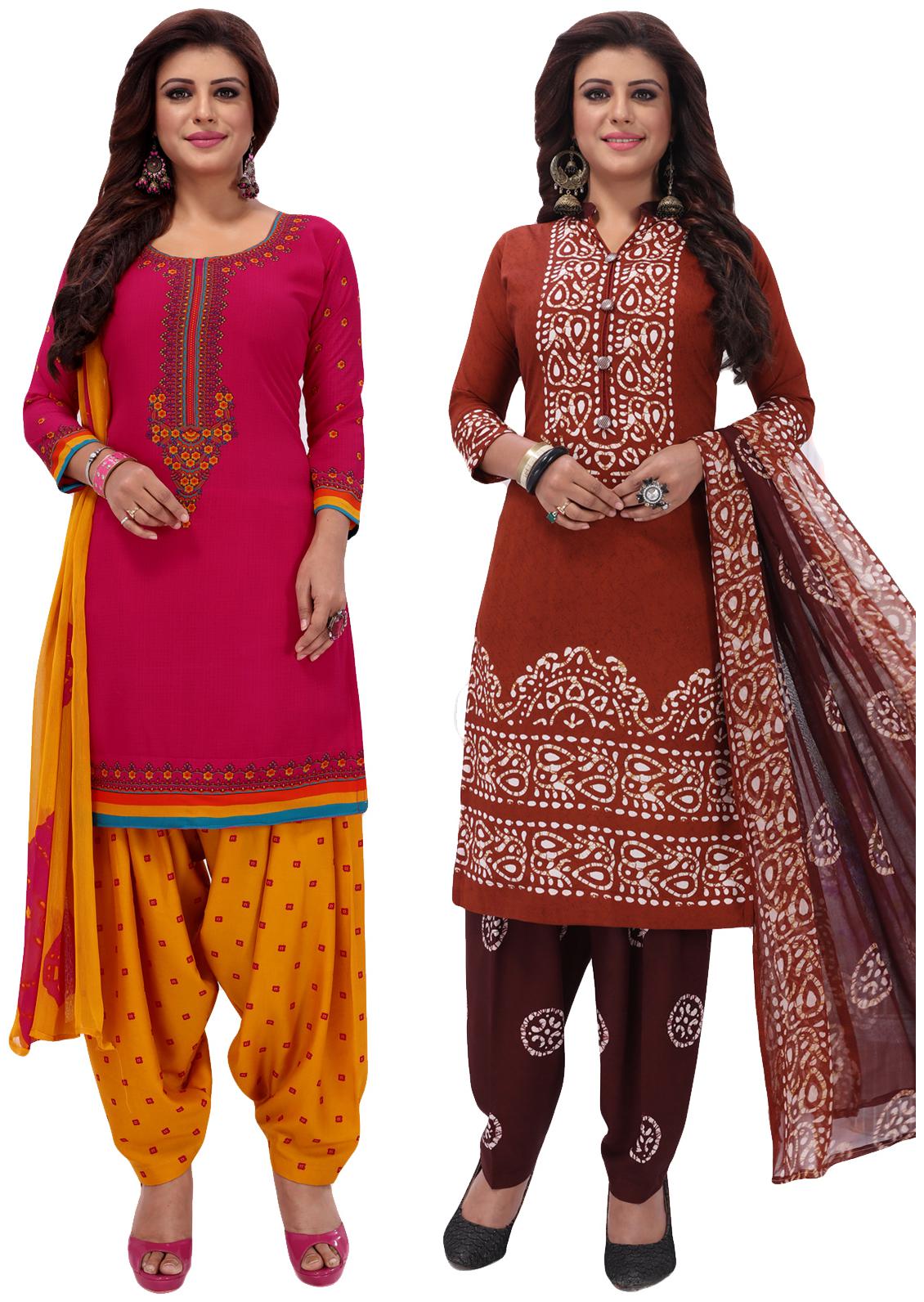 Salwar Studio Women Pack of 2 Synthetic Printed Unstitched Dress Material Combo-MONSOON-2575-2566
Salwar Studio Women Pack of 2 Synthetic Printed Unstitched Dress Material Combo-MONSOON-2575-2566
