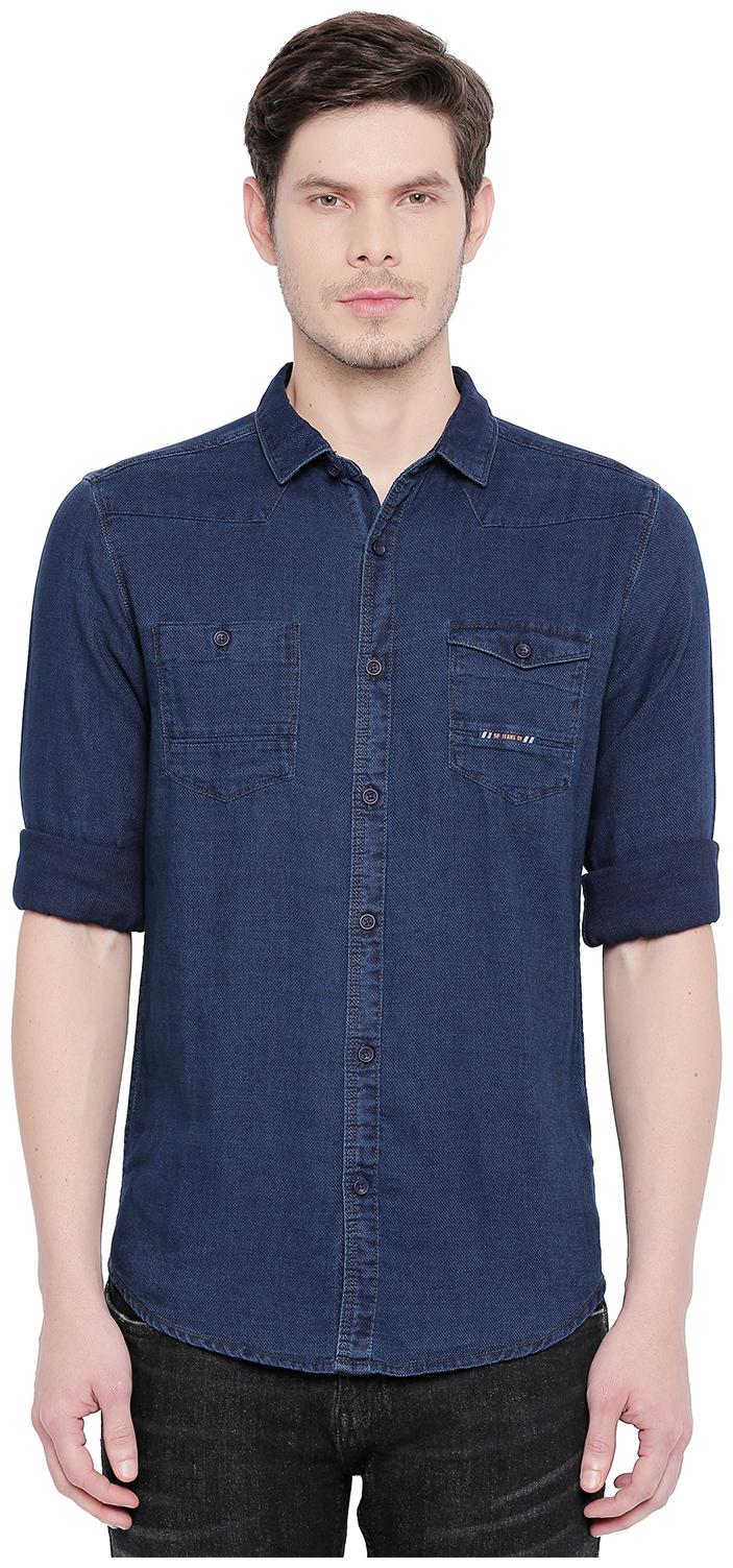 SF Jeans By Pantaloons Men Blue Solid Slim Fit Casual Shirt
SF Jeans By Pantaloons Men Blue Solid Slim Fit Casual Shirt