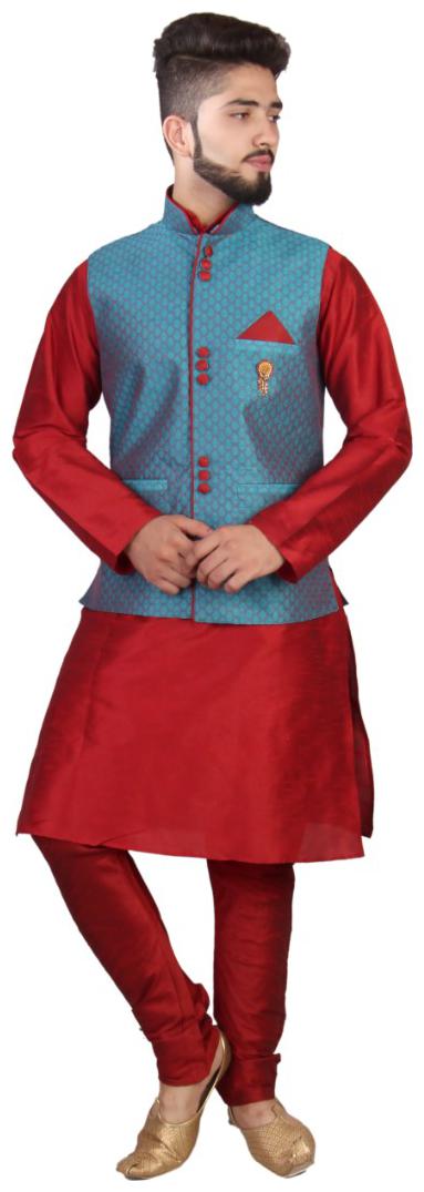 SGLeeman Partywear Kurta churidar Pajama With Nehru Jackets Embellished Brooch Raw Silk Fabrics
SGLeeman Partywear Kurta churidar Pajama With Nehru Jackets Embellished Brooch Raw Silk Fabrics
