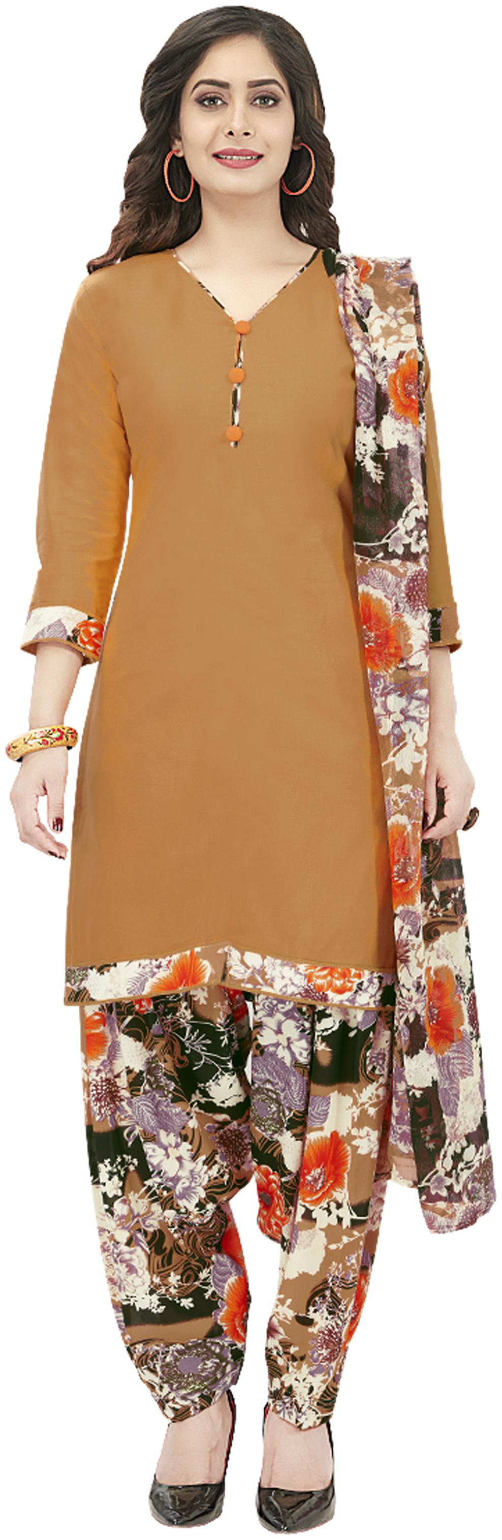 Shree Jeen Mata Collection Copper Unstitched Kurta with bottom dupatta With dupatta Dress Material
Shree Jeen Mata Collection Copper Unstitched Kurta with bottom dupatta With dupatta Dress Material