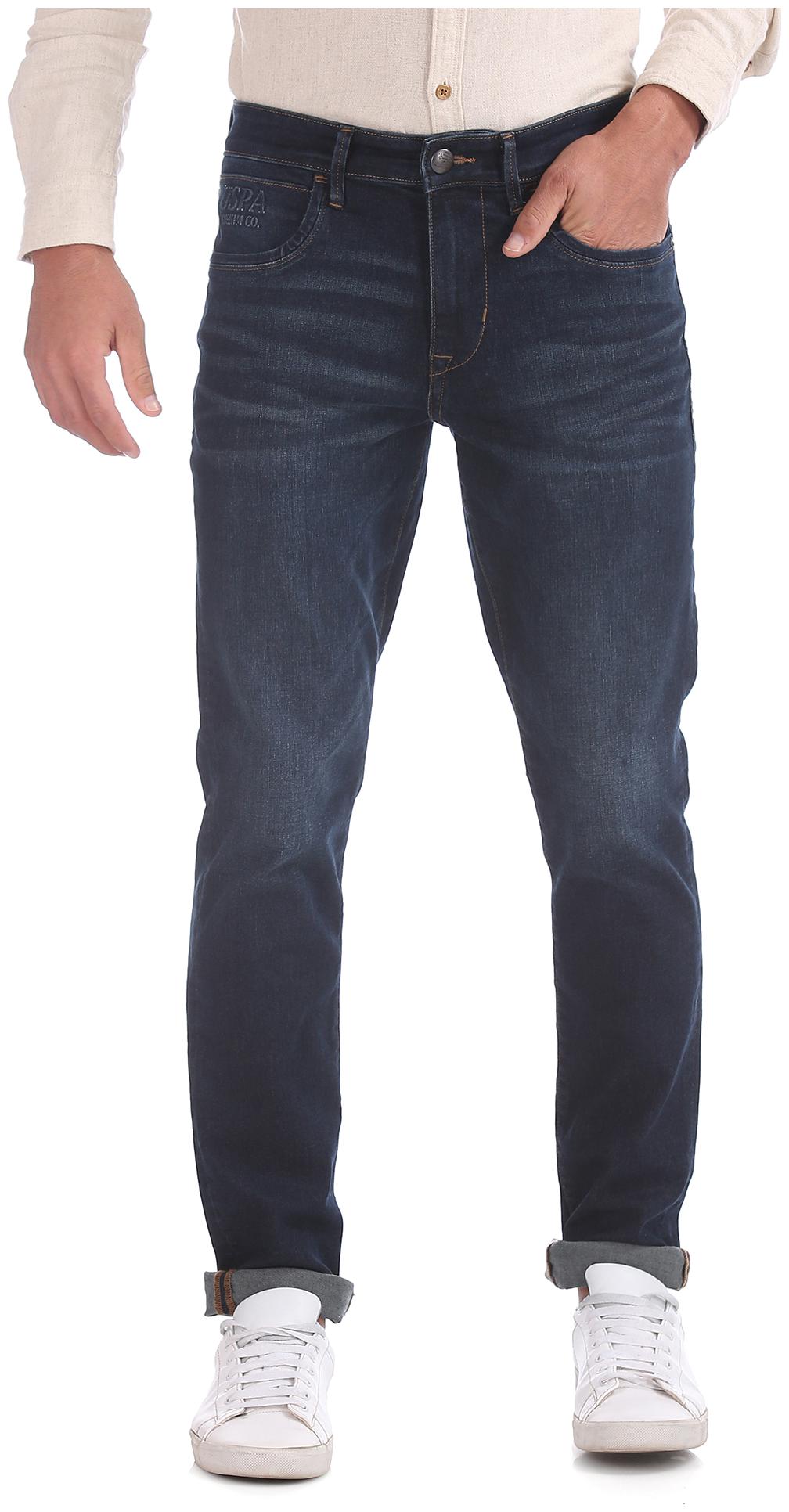 U S Polo Assn Men Blue Slim Fit Jeans