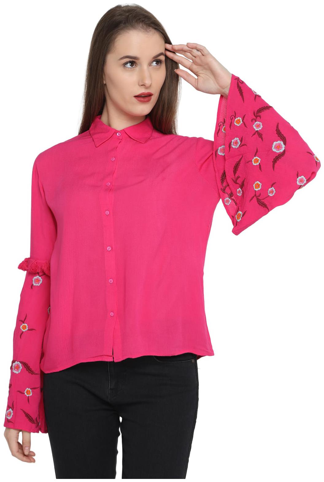 Splash Women Solid Regular top - Pink
Splash Women Solid Regular top - Pink