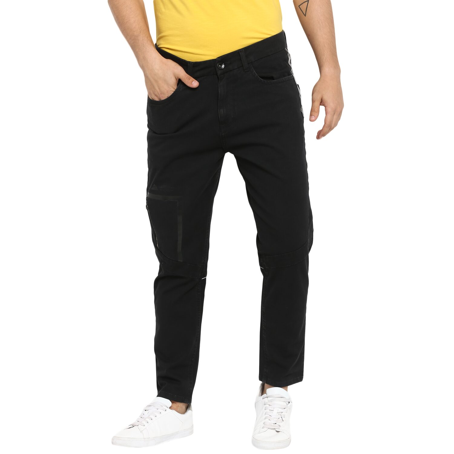 Spykar Men Black Slim Fit Jeans