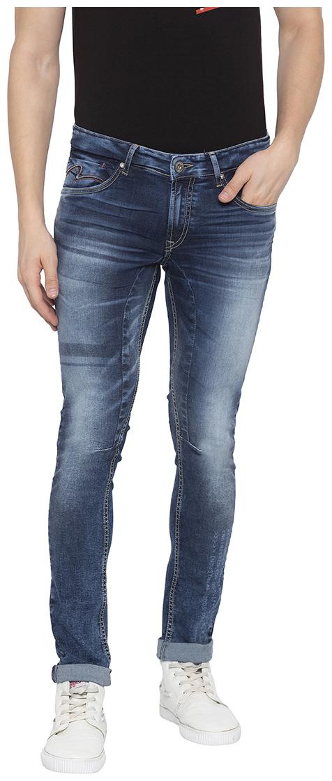 Spykar Men Blue Skinny Fit Jeans