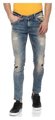 Spykar Men Blue Super Skinny Fit Jeans