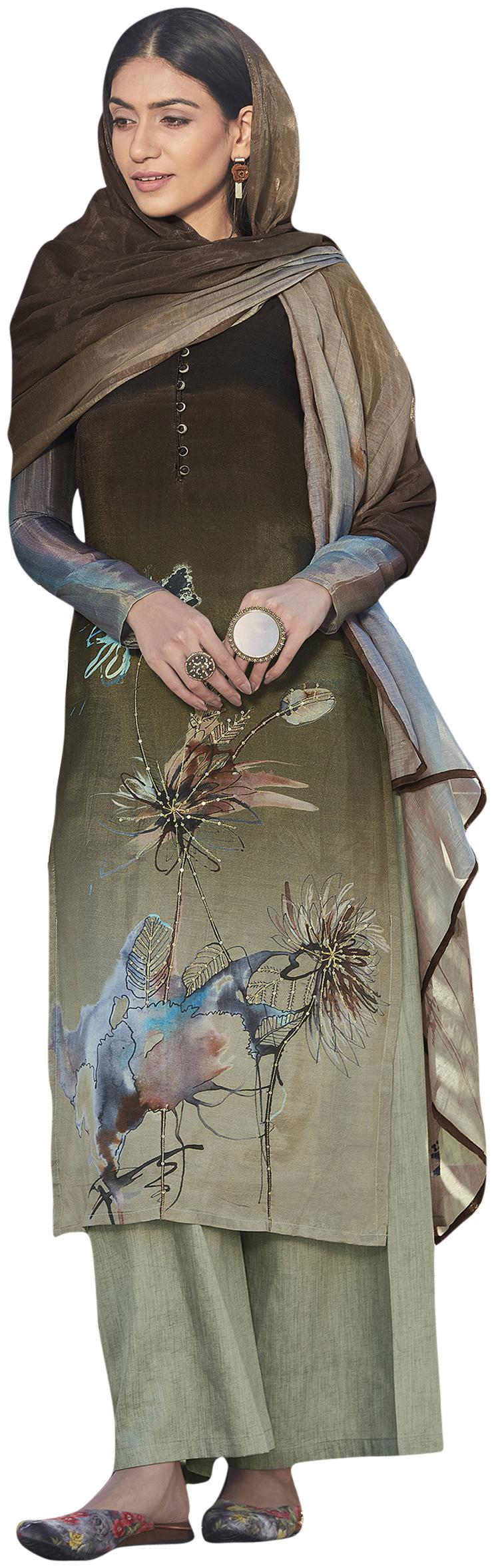 Stylee Lifestyle Green Unstitched Kurta with bottom dupatta With dupatta Dress Material
Stylee Lifestyle Green Unstitched Kurta with bottom dupatta With dupatta Dress Material