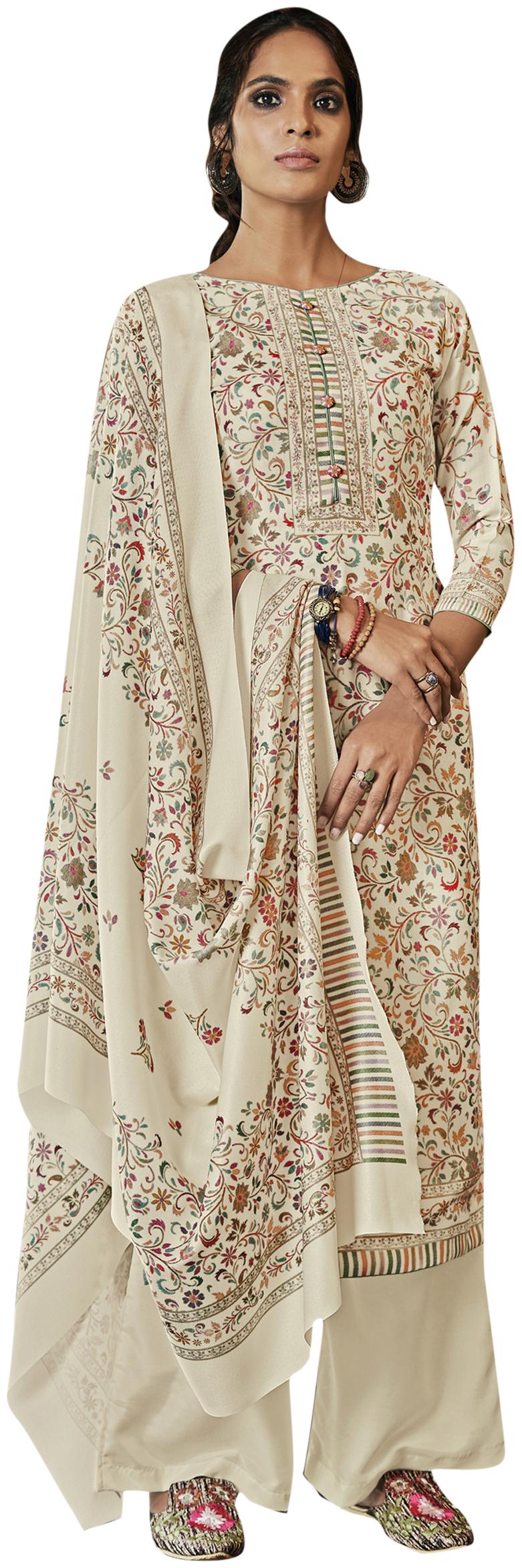 Stylee Lifestyle Cream Unstitched Kurta with bottom dupatta With dupatta Dress Material
Stylee Lifestyle Cream Unstitched Kurta with bottom dupatta With dupatta Dress Material